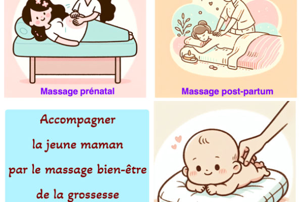 Accompagner la jeune maman par le massage bien-être de la grossesse au post-partum
